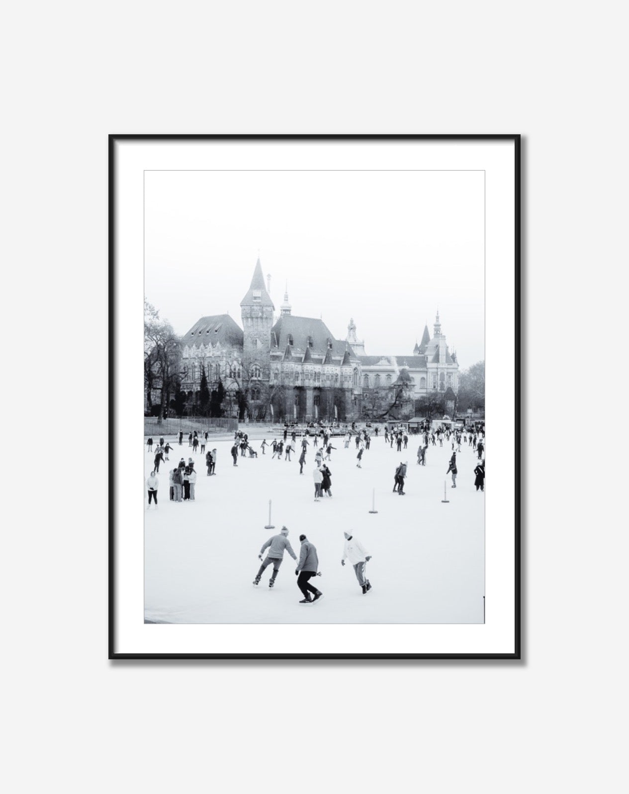 Ice skating in Budapest