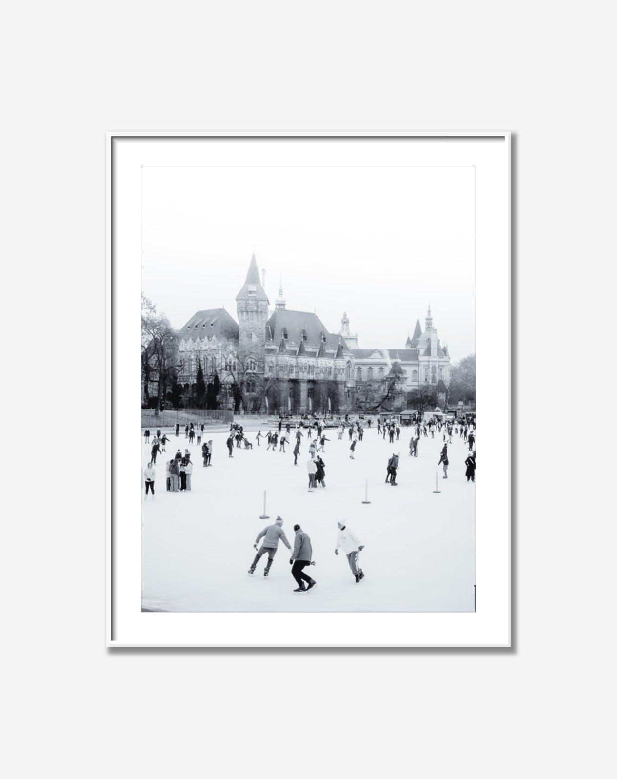 Ice skating in Budapest