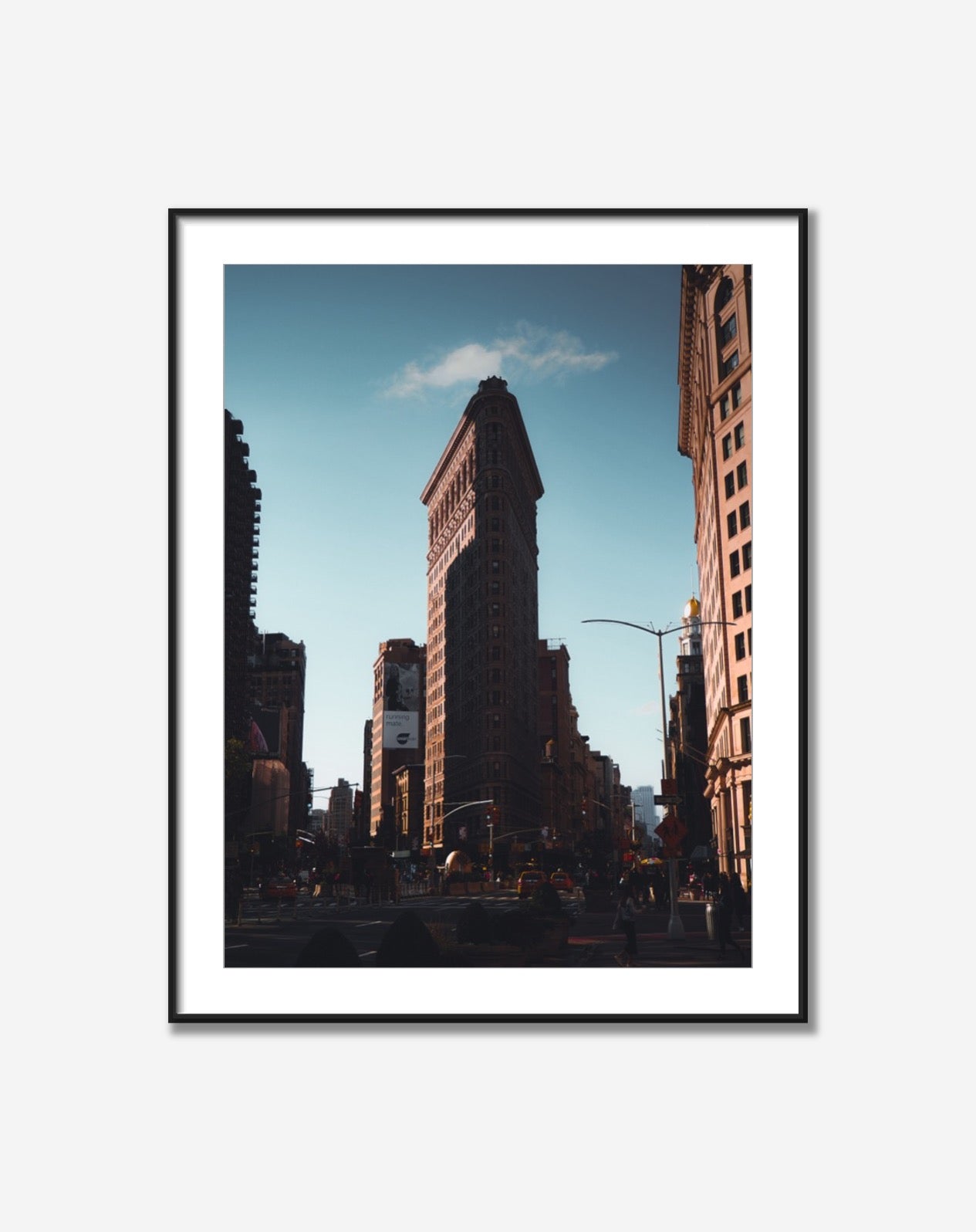 Sun coloring NY facades