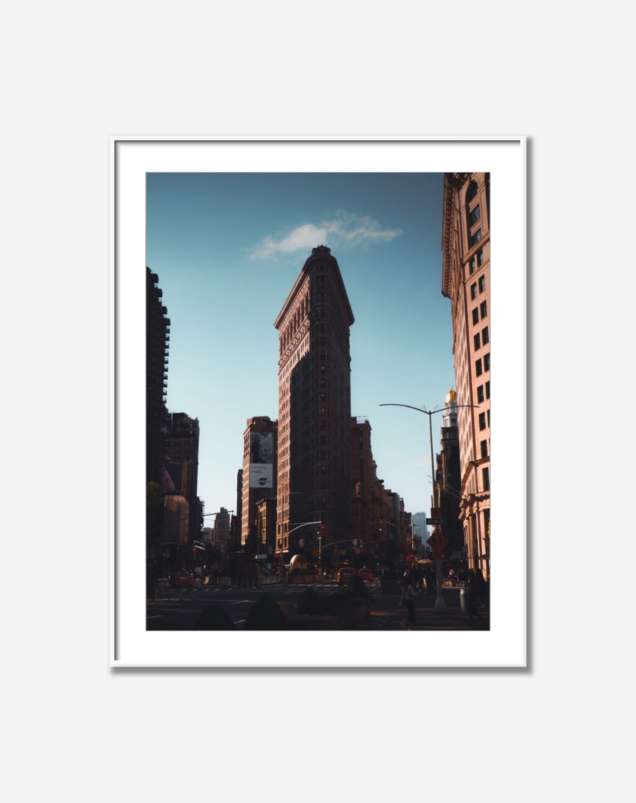 Sun coloring NY facades